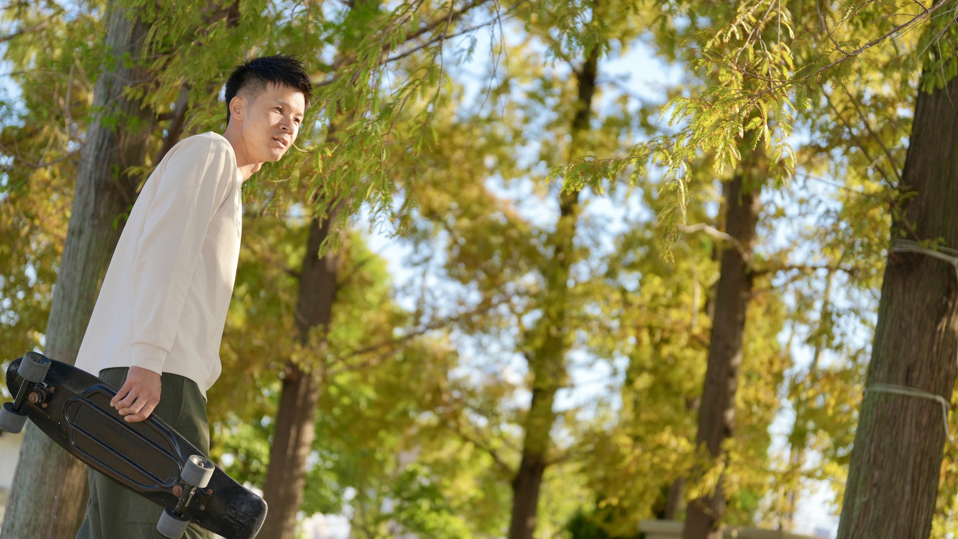 リラックスしたオフの雰囲気